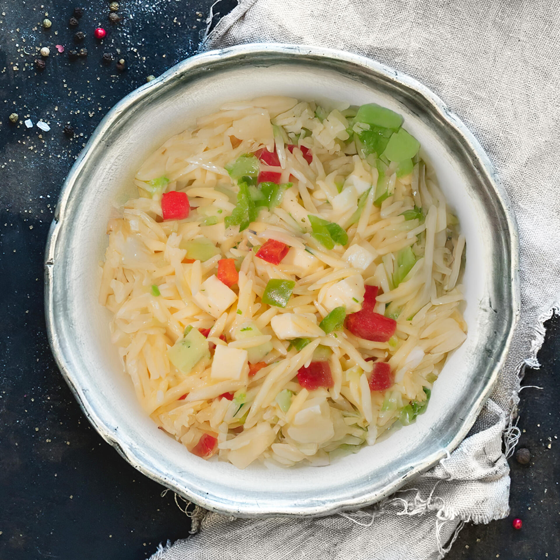 Seebacher Reisnudelsalat mit Knoblauch
